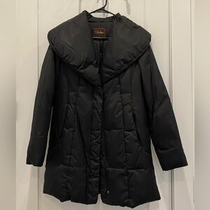 Cole Haan Black Down Feather Puffer Coat
